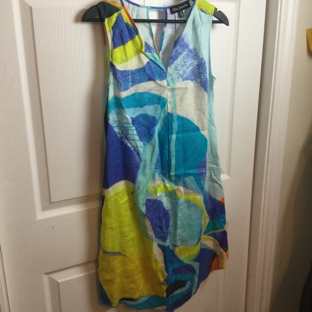 Colorful Sleeveless Dress - Picture 2 of 8
